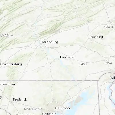 Map showing location of Marietta (40.057040, -76.552190)