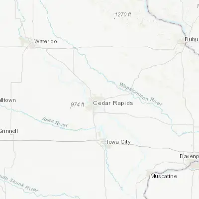 Map showing location of Marion (42.034170, -91.597680)
