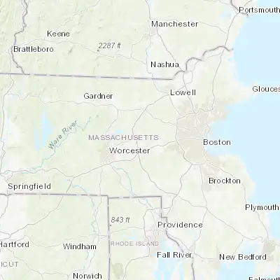 Map showing location of Marlborough (42.345930, -71.552290)