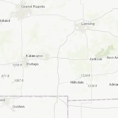 Map showing location of Marshall (42.272260, -84.963310)