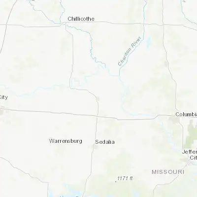 Map showing location of Marshall (39.123080, -93.196870)