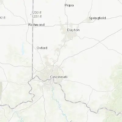 Map showing location of Mason (39.360060, -84.309940)