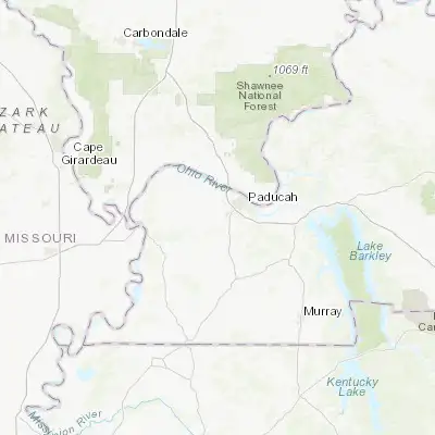 Map showing location of Massac (37.016720, -88.730610)
