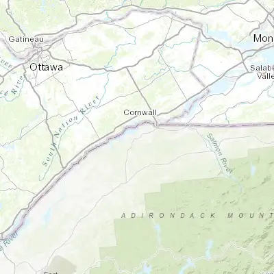 Map showing location of Massena (44.928100, -74.891860)