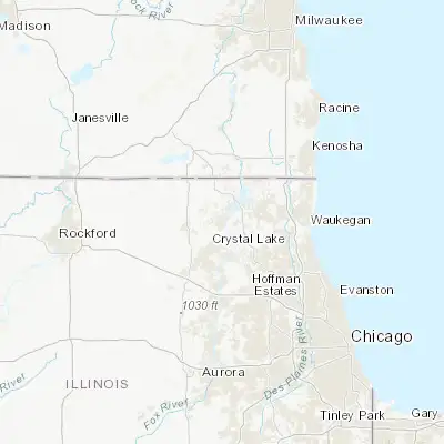 Map showing location of McHenry (42.333350, -88.266750)
