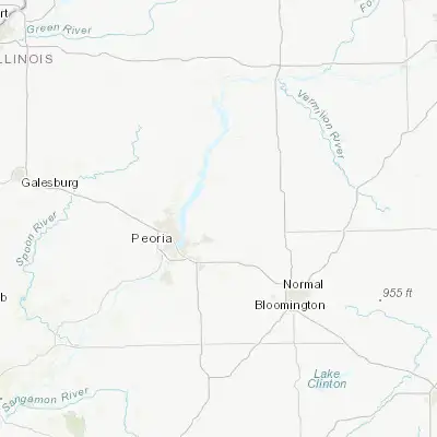 Map showing location of Metamora (40.790590, -89.360640)