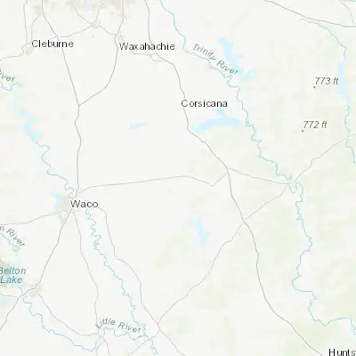 Map showing location of Mexia (31.679890, -96.482200)