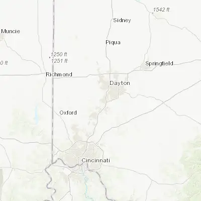 Map showing location of Miamisburg (39.642840, -84.286610)