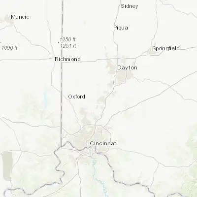 Map showing location of Middletown (39.515060, -84.398280)