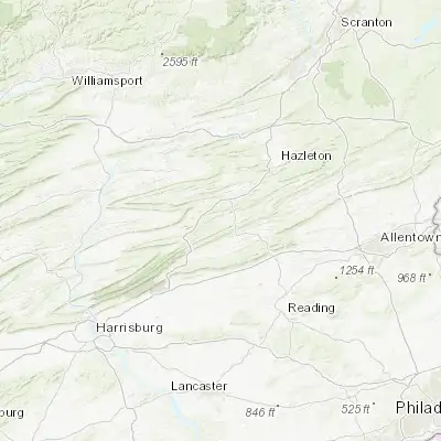 Map showing location of Minersville (40.690650, -76.262170)