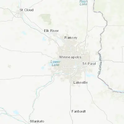 Map showing location of Minnetonka Mills (44.941070, -93.441900)
