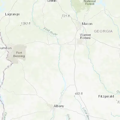 Map showing location of Montezuma (32.305160, -84.027410)