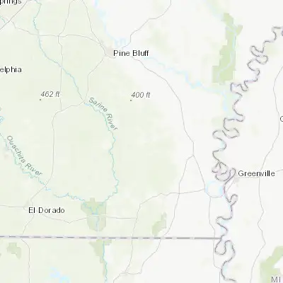 Map showing location of Monticello (33.629000, -91.790960)