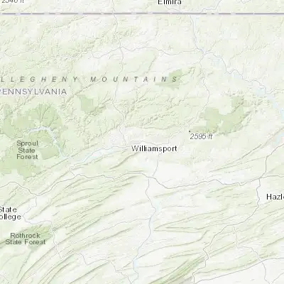 Map showing location of Montoursville (41.254250, -76.920520)