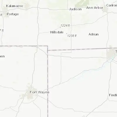 Map showing location of Montpelier (41.584500, -84.605510)