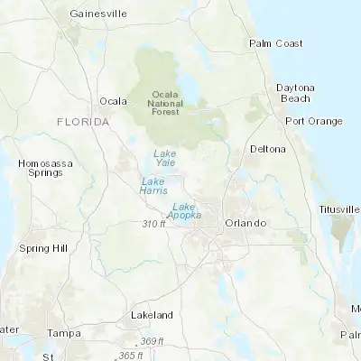 Map showing location of Mount Dora (28.802490, -81.644520)