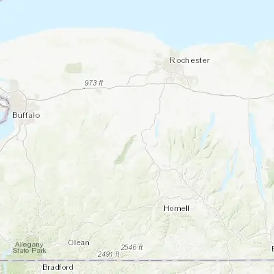 Map showing location of Mount Morris (42.725620, -77.874170)