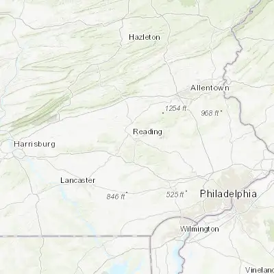 Map showing location of Mount Penn (40.328150, -75.890760)