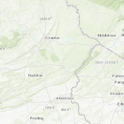 Map showing location of Mount Pocono (41.122030, -75.364630)