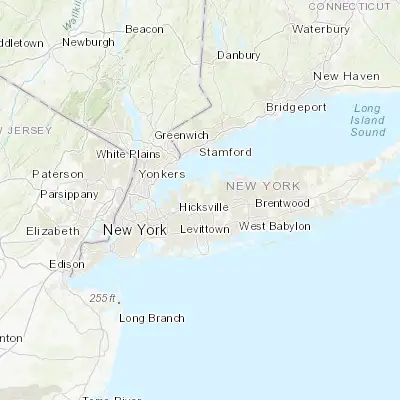 Map showing location of Muttontown (40.823990, -73.547630)