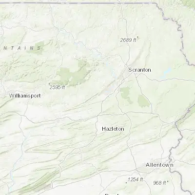 Map showing location of Nanticoke (41.205360, -76.004920)