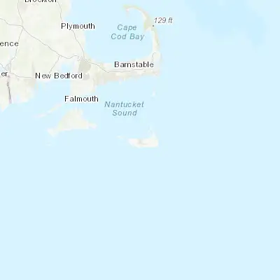 Map showing location of Nantucket (41.283460, -70.099460)
