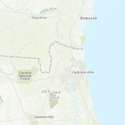 Map showing location of Nassau Village-Ratliff (30.511110, -81.809250)