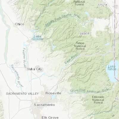 Map showing location of Nevada City (39.261730, -121.017790)