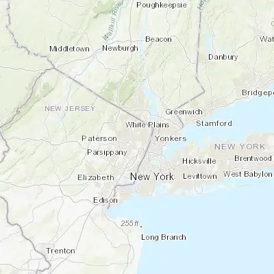 Map showing location of New Milford (40.935100, -74.019030)