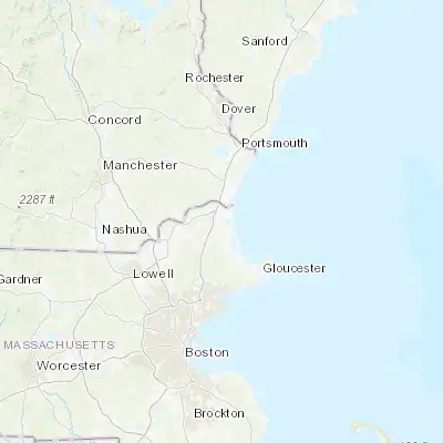 Map showing location of Newburyport (42.812590, -70.877280)