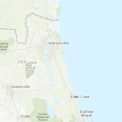 Map showing location of Nocatee (30.083200, -81.402830)