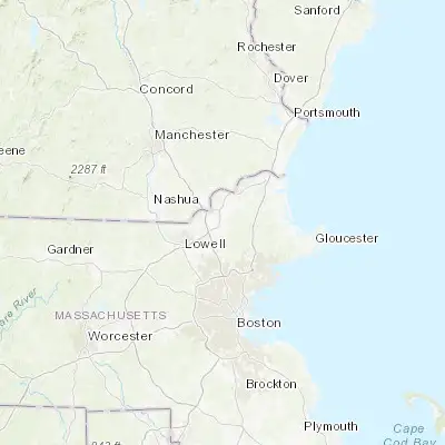 Map showing location of North Andover (42.698700, -71.135060)