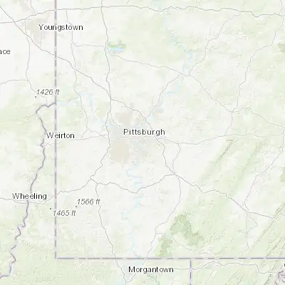 Map showing location of North Braddock (40.398960, -79.840880)