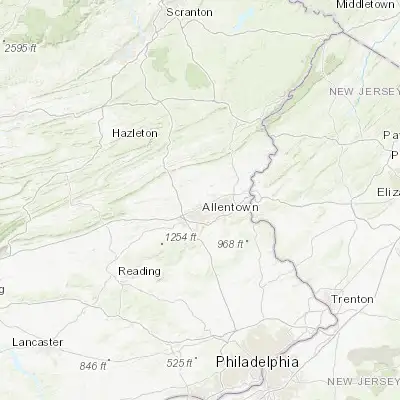 Map showing location of North Catasauqua (40.659820, -75.476850)