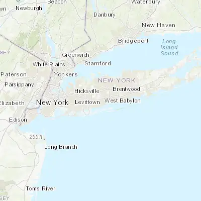 Map showing location of North Lindenhurst (40.714270, -73.381510)