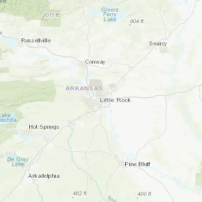 Map showing location of North Little Rock (34.769540, -92.267090)