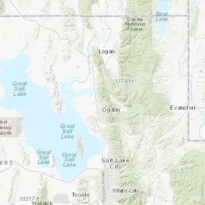 Map showing location of North Ogden (41.307160, -111.960220)