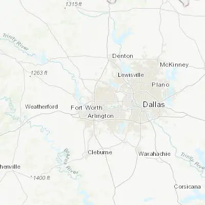 Map showing location of North Richland Hills (32.834300, -97.228900)