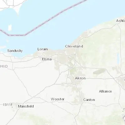 Map showing location of North Royalton (41.313660, -81.724570)