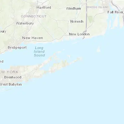 Map showing location of Northwest Harbor (41.009820, -72.221190)