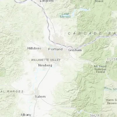 Map showing location of Oatfield (45.414180, -122.600070)