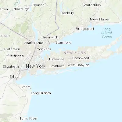 Map showing location of Old Bethpage (40.762600, -73.453180)