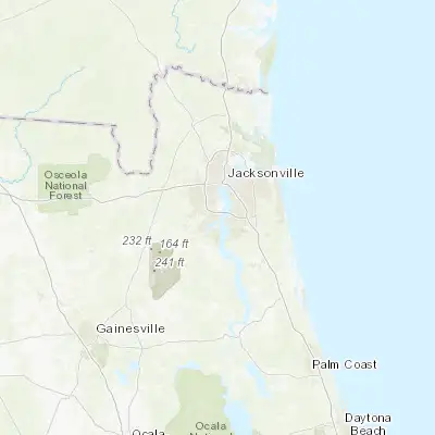 Map showing location of Orange Park (30.166070, -81.706480)