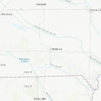Map showing location of Ottumwa (41.020010, -92.411300)