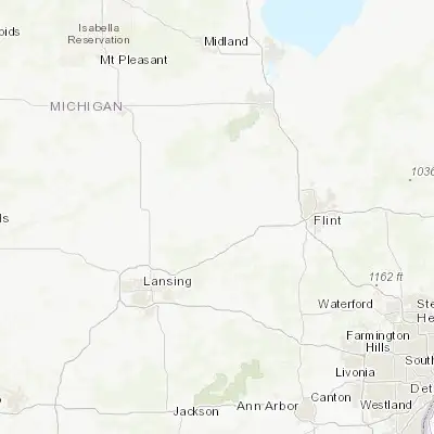 Map showing location of Owosso (42.997800, -84.176640)