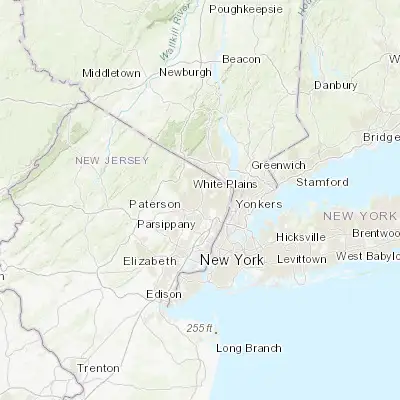 Map showing location of Paramus (40.944540, -74.075420)