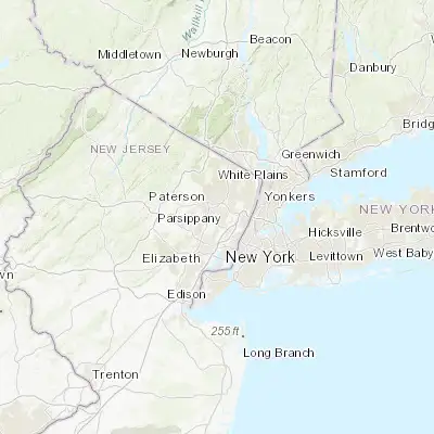 Map showing location of Passaic (40.856770, -74.128480)