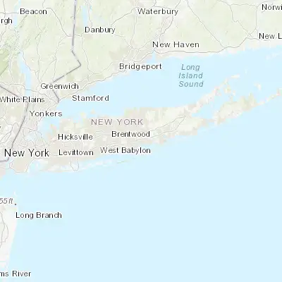 Map showing location of Patchogue (40.765650, -73.015110)