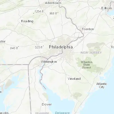 Map showing location of Paulsboro (39.830390, -75.240460)