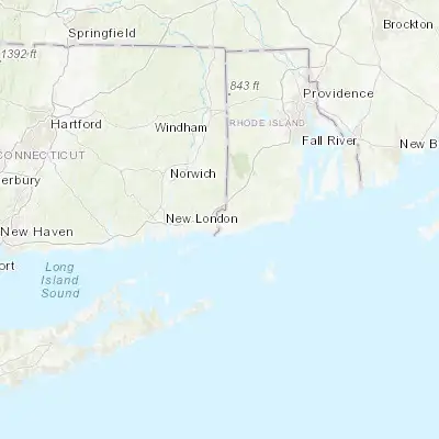 Map showing location of Pawcatuck (41.377320, -71.833680)